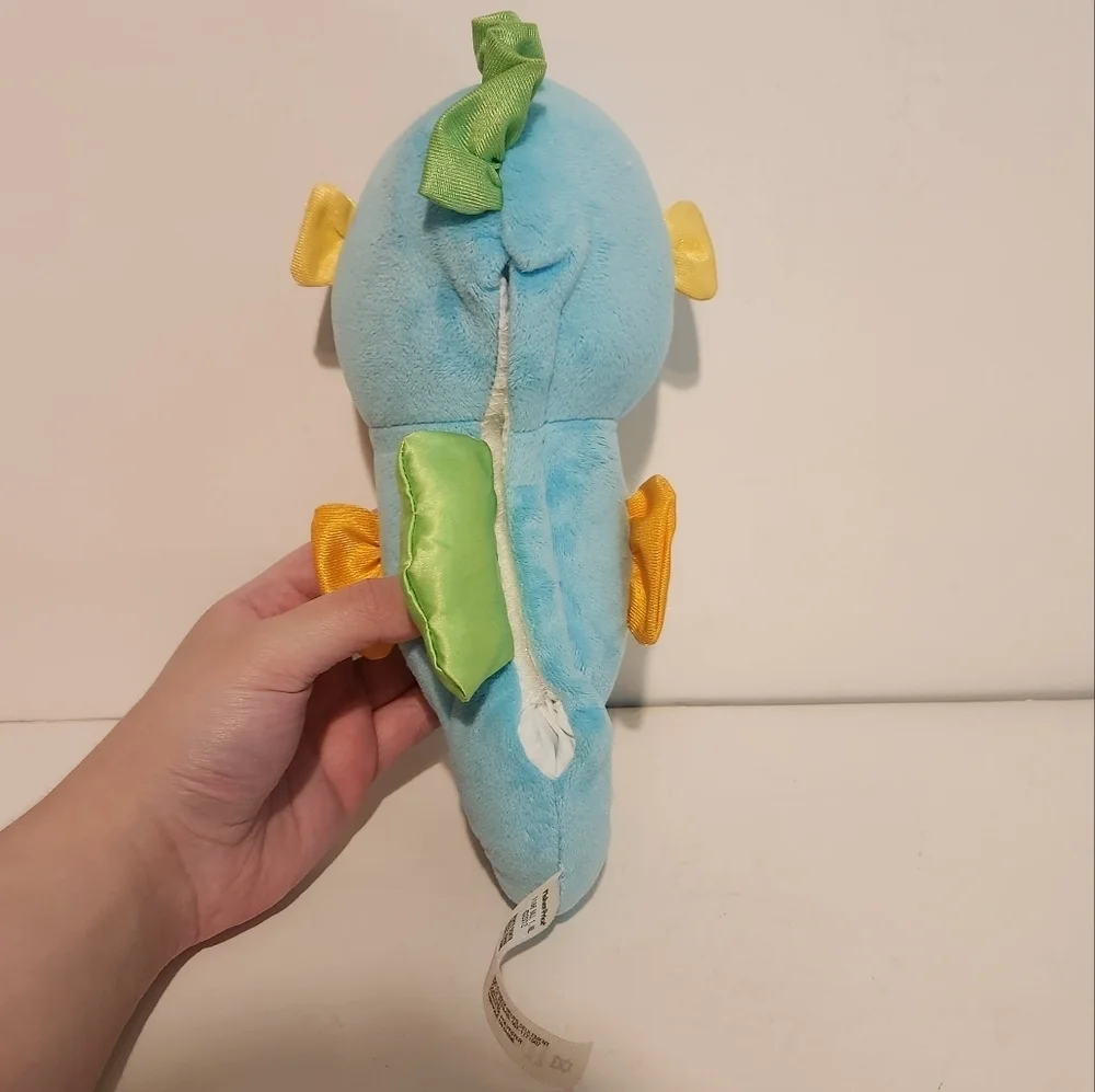10” Fisher Price Soothe and Glow Seahorse Baby Lullaby Plush Stuffed Ani…